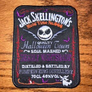 Jack Skellington's Mold Time No.666 embroidered patch for those who love…